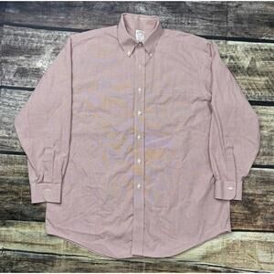 Brooks Brothers Shirt Mens 16.5 33 2XL The Original Polo Madison Supima Cotton